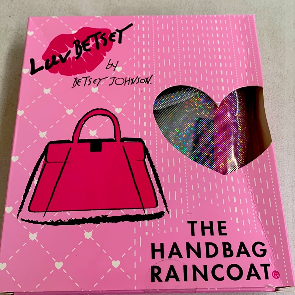 Betsey Johnson Handbag Raincoat